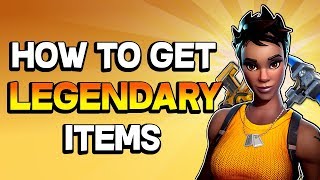 THE GOOD STUFF  How to get legendary weapons in Fortnite Save the World PVE [upl. by Ellenad]