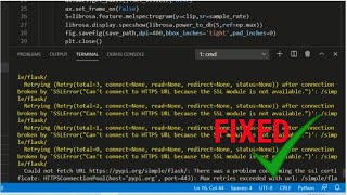 How to solve SSLError SSL is not available [upl. by Aleb]