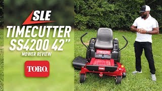 Toro 74711 TimeCutter SS4200 Zero Turn Mower 42quot 452cc Toro Review [upl. by Miller]