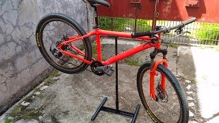 How to Make a Steel Bicycle Repair Stand  DIY [upl. by Orton313]