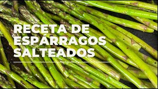 Cómo hacer Deliciosos Espárragos muy fácil en 3 minutos  saludable [upl. by Kathryn]