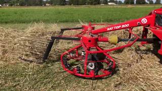 Enorossi Hay Top 300 Tedder Rotary Rake [upl. by Nart]