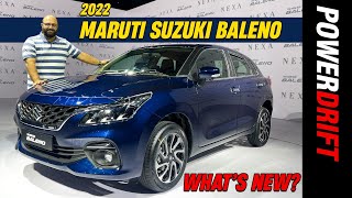 New Maruti Suzuki Baleno Walkaround  What’s New  PowerDrift [upl. by Einnal748]