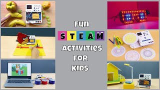 15 Fun STEM and STEAM Activities for Kids  STEAM Project Ideas [upl. by Nathanoj440]