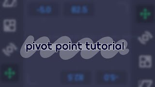 pivot point tutorial — alight motion [upl. by Wolk]