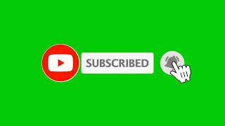 GREEN SCREEN SUBSCRIBE BUTTON [upl. by Asilenna325]