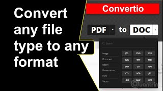 How to Easily Convert Any File Type to Any Format  StepbyStep Tutorial [upl. by Assirual]