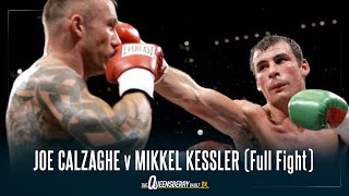 JOE CALZAGHE v MIKKEL KESSLER Full Fight  Epic 2007 Super Middleweight World Title Unification [upl. by Inkster]