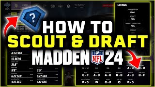 Beginners Guide To Scouting amp Drafting In Madden 24 Franchise Mode [upl. by Melisandra27]