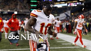 NFL wide receiver Tyreek Hill under fire for alleged child abuse [upl. by Alioz]