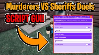 Murderers VS Sheriffs Duels Script GUI  Hack AUTOFARM KILL AURA AND MORE PASTEBIN [upl. by Lamek]