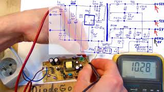 How Does a Switching Power Supply Work 2 measurements [upl. by Ocinemod]