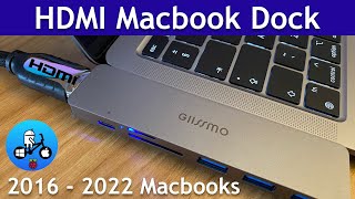 GIISSMO Macbook Thunderbolt Mini Dock with HDMI [upl. by Autum]