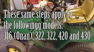 John Deere 318 Transaxle Fluid Change [upl. by Nodnyl697]