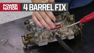 Rebuild An Edelbrock 4Barrel AFBstyle Performance Carburetor  Detroit Muscle S1 E5 [upl. by Richlad]