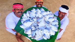 Village Bengali Style Pomfret Fish Curry Recipe  Bengali Fish curry  Village Cooking  villfood [upl. by Liggett414]