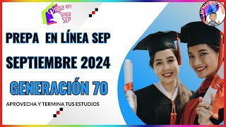 CONVOCATORIA PREPA EN LÍNEA SEP SEPTIEMBRE 2024 ¡TU FUTURO COMIENZA AQUÍ [upl. by Lanni]