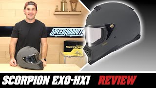 Scorpion Exo  HX1 Helmet Review at SpeedAddictscom [upl. by Tunnell]