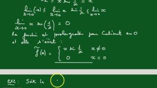 prolongement par continuité 1ère année universitaire [upl. by Howell]