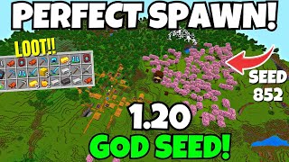 🔥GOD SEED Minecraft 120 Bedrock [upl. by Ecydnak]