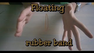 Floating rubber band magic trick [upl. by Krishna604]