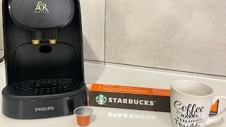 How to use PHILIPS lor barista coffee machine  Starbucks coffe Colombia [upl. by Tuck]