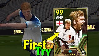 Trick To Get National Attackers  103 Rated P Scholes Trick  eFootball 2024 Mobile 🤩🔥 [upl. by Minna896]