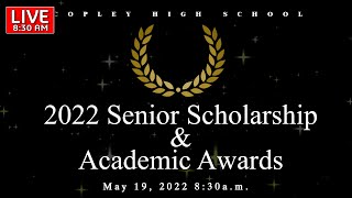 2022 Senior Scholarship amp Awards  830 am [upl. by Belen870]