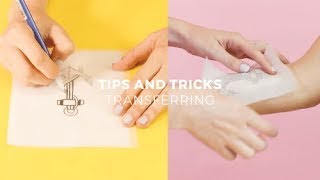 inkbox Freehand Tattoos  Tips amp Tricks  Transferring [upl. by Ahseket742]