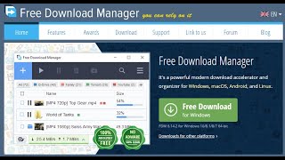 how to download free download manager for pc  how to use FMD free download manger for pc [upl. by Phillips]