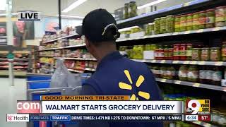 Walmart starts grocery delivery in Cincinnati [upl. by Ecnerret]