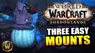 3 Easy Ardenweald Mounts You Need to Get  World of Warcraft Shadowlands [upl. by Aikan]