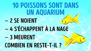 9 Énigmes Simples Mais Difficiles à Résoudre [upl. by Auqined]