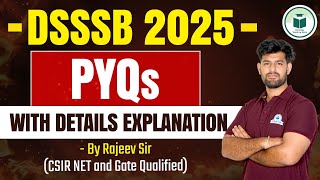 DSSSB 2025 PYQs with Detail Explanation  CIvilstap Teaching Exam  By Rajeev Sir [upl. by True]