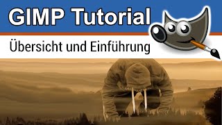 Gimp Tutorial 210 Deutsch 👉 Übersicht amp Einführung  Kostenlose Bildbearbeitung amp Grafik Software [upl. by Elga]