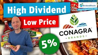 Conagra Brands  High Dividend Low Price [upl. by Kursh658]