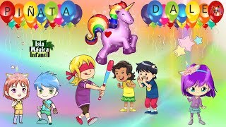 Dale Dale dale dale no pierdas el tino  Canción de la piñata  Piñata de unicornio [upl. by Ateekahs]