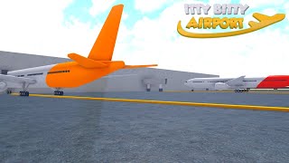 Getting our first medium sized aircraft  Itty Bitty Airport [upl. by Akirehs]