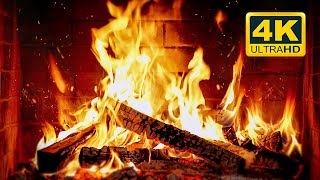 🔥 Cozy Fireplace 4K 12 HOURS Fireplace with Crackling Fire Sounds Crackling Fireplace 4K [upl. by Hilda]