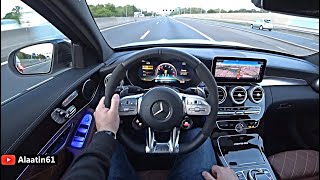 The New Mercedes C63 S AMG 2021 Test Drive [upl. by Gilboa]