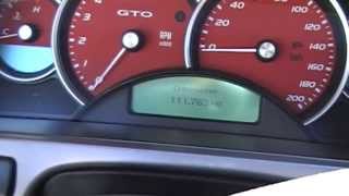 Turn Off Engine Oil Service Light 2005 Pontiac GTO [upl. by Ettenor306]