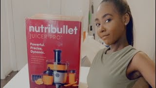 Nutribullet Juicer Pro Unboxing  Demo Apple Juice [upl. by Ramirolg]