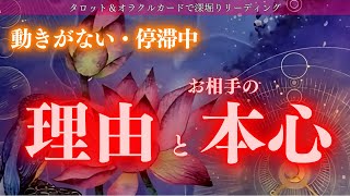 【隠された本当の理由と本心】動きがない停滞中 その理由とお相手の本心 いつまで停滞するの？ずっとこのままなの？タロット オラクルカードで深掘りリーディング✨制作中タロットカード、チラ見せ🍑 [upl. by Nolyk]