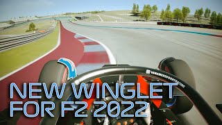 NEW F2 2022 Aero Update  Assetto Corsa [upl. by Allez780]