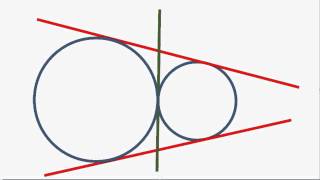 Common Tangents to Two Circles [upl. by Idnahc942]