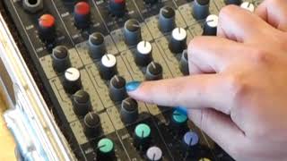 Top Tip for Sound Mixing using a basic analogue mixer [upl. by Eanwahs]