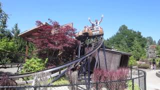 Roller coaster ride at Remlinger Farms [upl. by Aielam126]