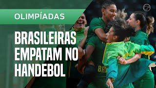 Olimpíadas de Tóquio Brasil empata contra atuais campeãs na estreia do handebol feminino [upl. by Suidualc899]