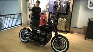 Triumph Bobber Black  Wunderkind Custom Umbau by Hertrampf [upl. by Steinman]