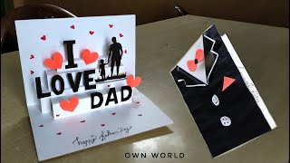 Easy and Beautiful Card for Fathers Day  Fathers Day Gift Ideas  Handmade Card For Fathers Day [upl. by Sill284]